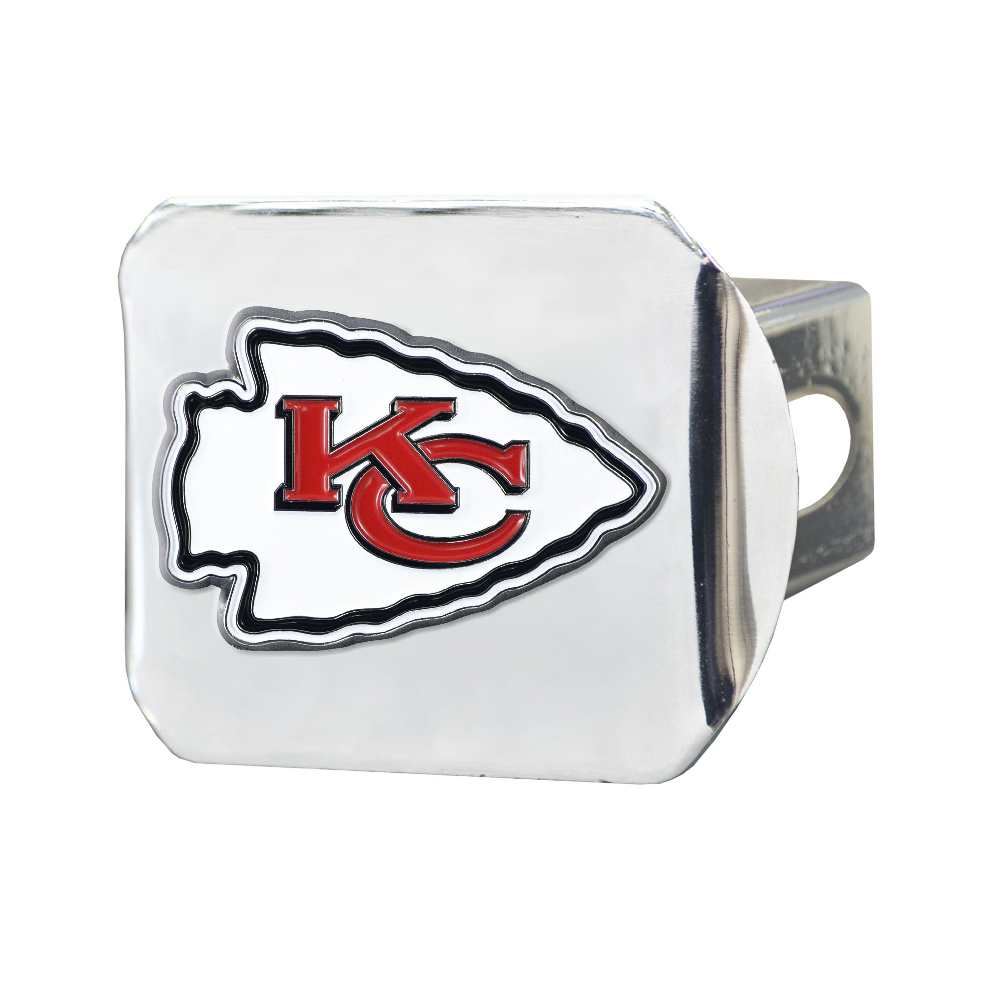 Kansas City Chiefs - Color on Chrome Hitch Cover