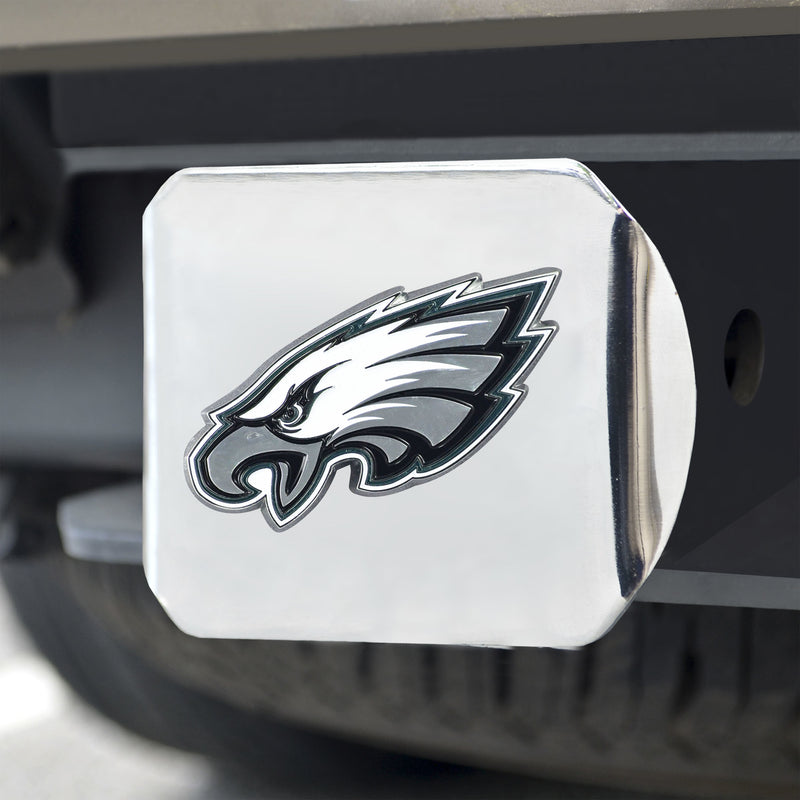 Philadelphia Eagles - Color on Chrome Hitch Cover