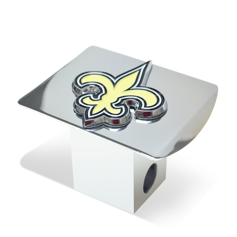 New Orleans Saints - Color on Chrome Hitch Cover