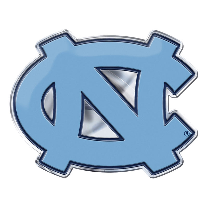 North Carolina Tar Heels - Logo 3" x 3.2" Metal Auto Emblem