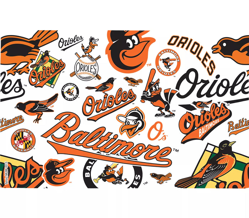 Baltimore Orioles - All Over Plastic Tumbler