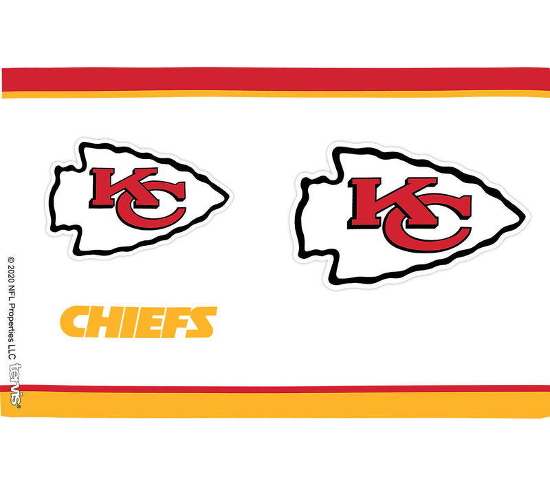 Kansas City Chiefs - Tradition Wrap With Travel Lid Plastic Tumbler