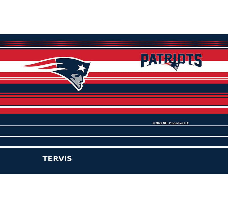 NFL® New England Patriots -Hype Stripes Stainless Steel Tumbler