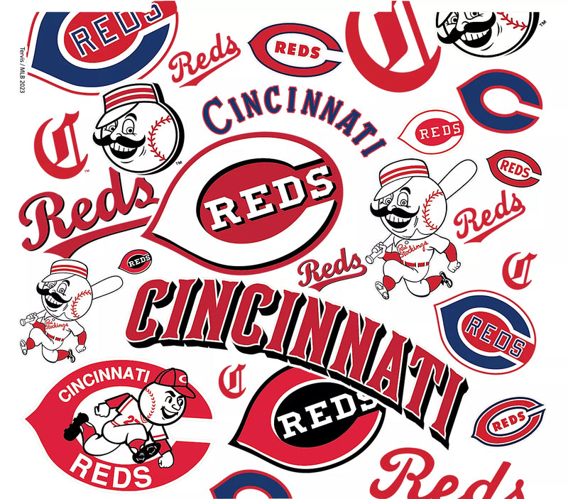 Cincinnati Reds - All Over Plastic Tumbler