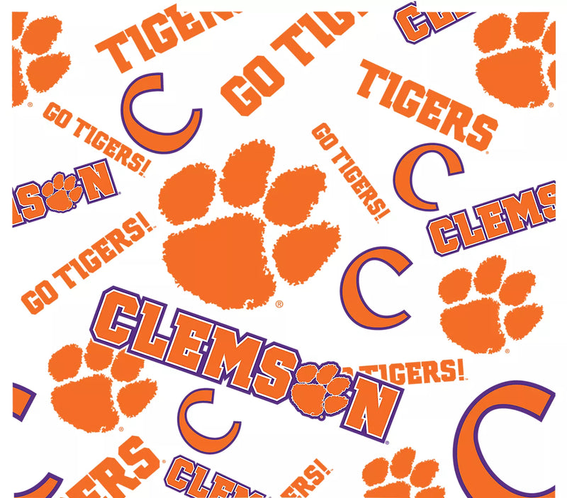 Clemson Tigers - All Over Plastic Tumbler