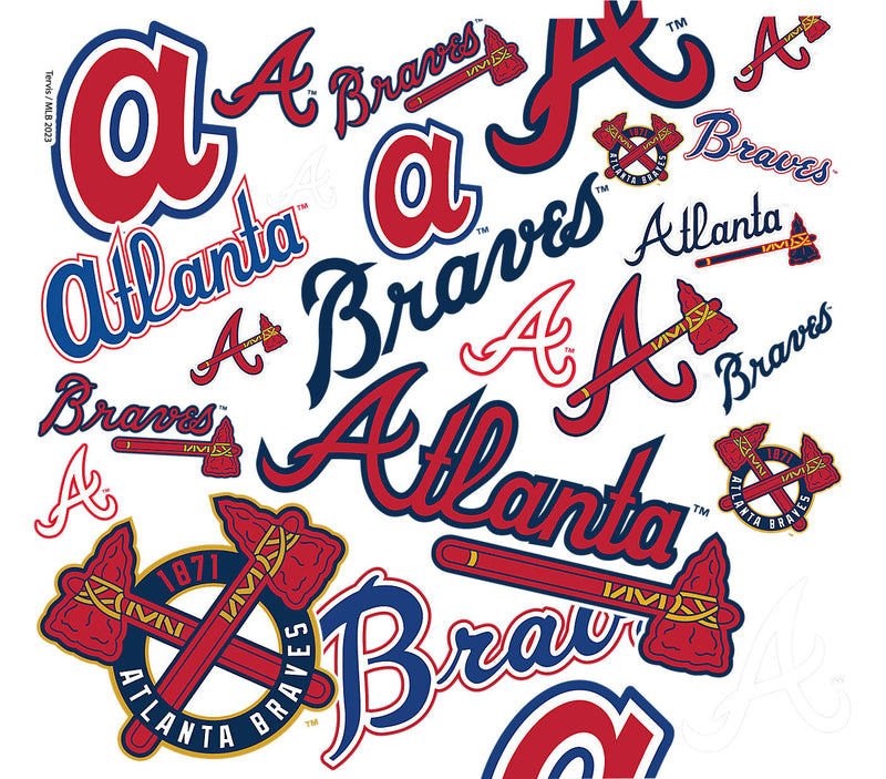 Atlanta Braves - MLB All Over 24oz Water Bottle