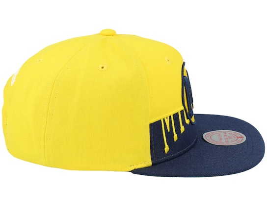 Michigan Wolverines - NCAA Half & Half Yellow-Navy Snapback Hat