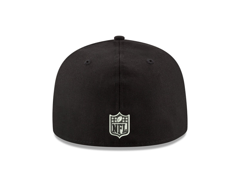 Dallas Cowboys - New Era Men's Black and White 59Fifty Hat