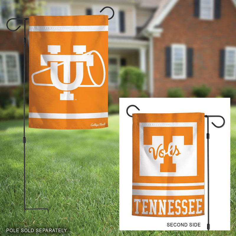 Tennessee Volunteers - College Vault Double-Sided Garden Flag