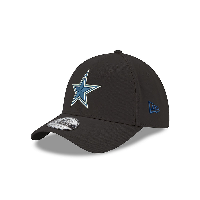 Dallas Cowboys - New Era Men's Black Star/Shield GCP 39Thirty Hat