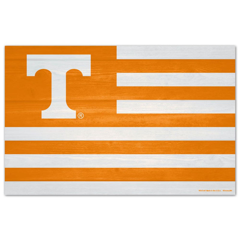 Tennessee Volunteers - Americana Wood Sign