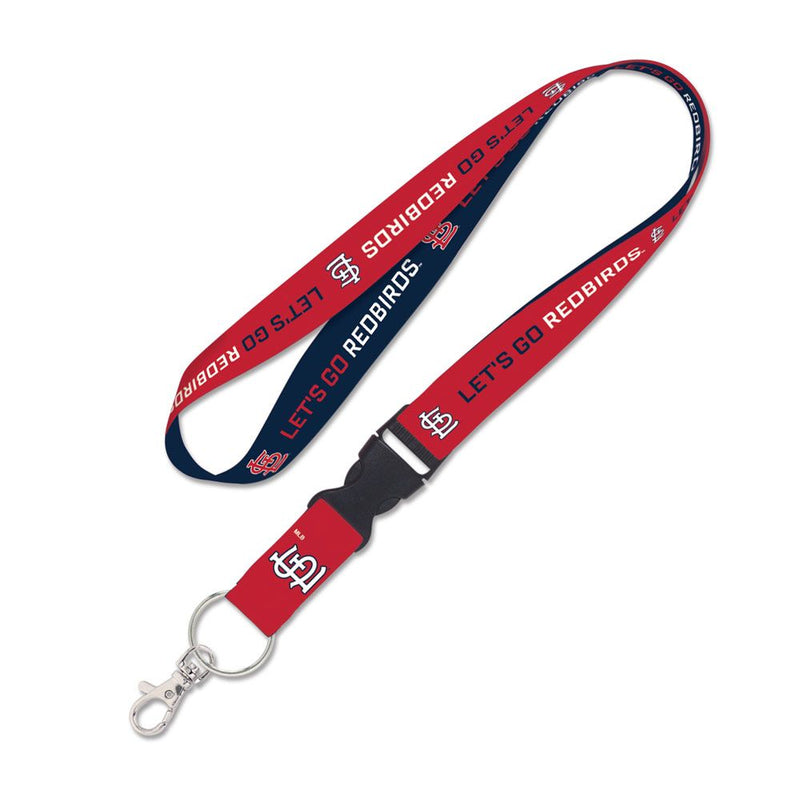 St. Louis Cardinals - Slogan 1" Lanyard with Detachable Buckle