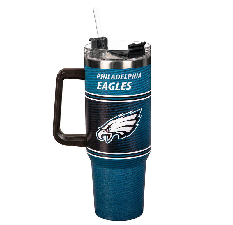 Philadelphia Eagles - 40oz Stainless Steel Canyon Cup w/ Straw