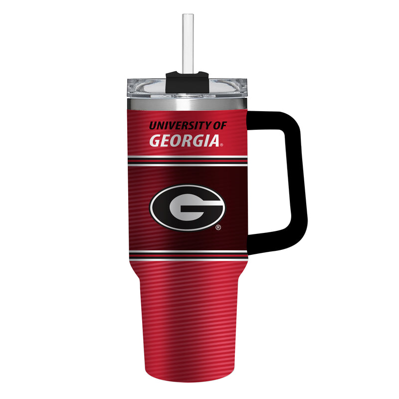 Georgia Bulldogs - 40oz Stainless Steel Canyon Cup w/ Straw