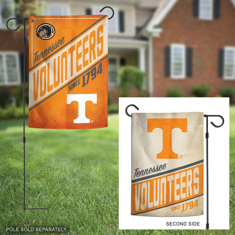 Tennessee Volunteers - Retro Double-Sided Garden Flag