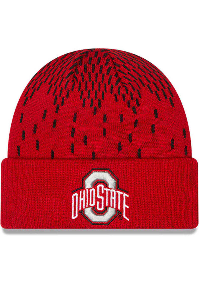 Ohio State Buckeyes Male Knit Freeze D3 Beanie, New Era