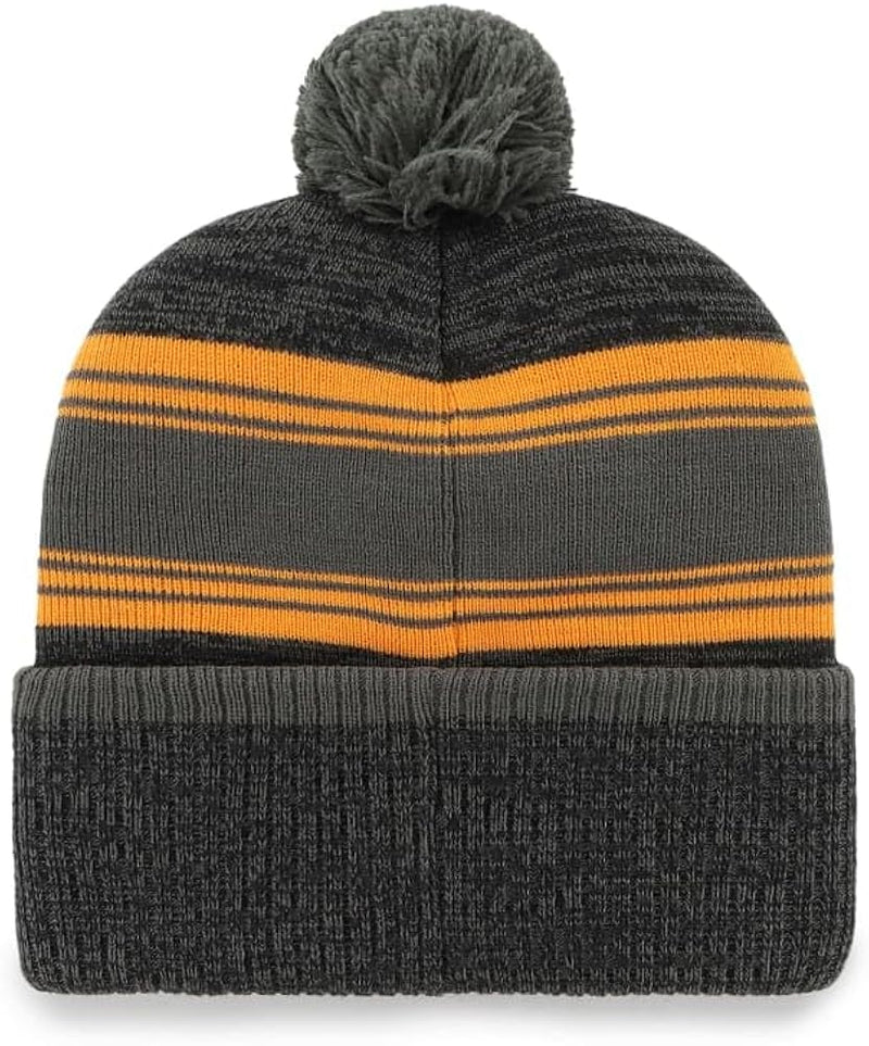 Tennessee Volunteers - Graphite Fadeout Cuff Knit Beanie with Pom