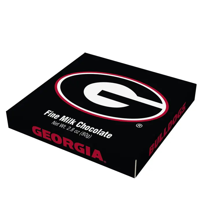 Georgia Bulldogs Embossed Chocolate Bar