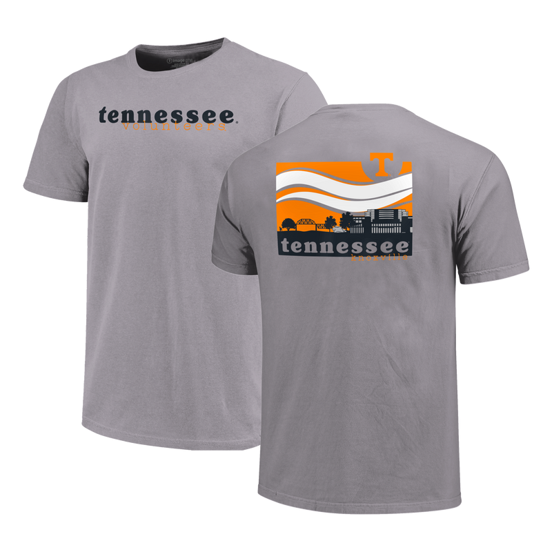 Tennessee Volunteers - Campus Scene Wave Basic Short Sleeve T-Shirt