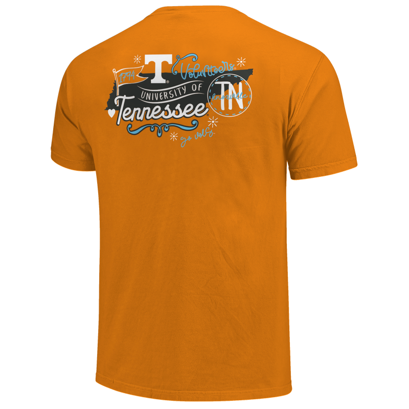 Tennessee Volunteers - State Doodles T-Shirt