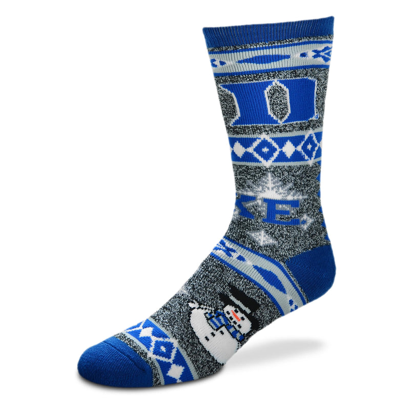 Duke Blue Devils - Holiday Blanket Motif Socks