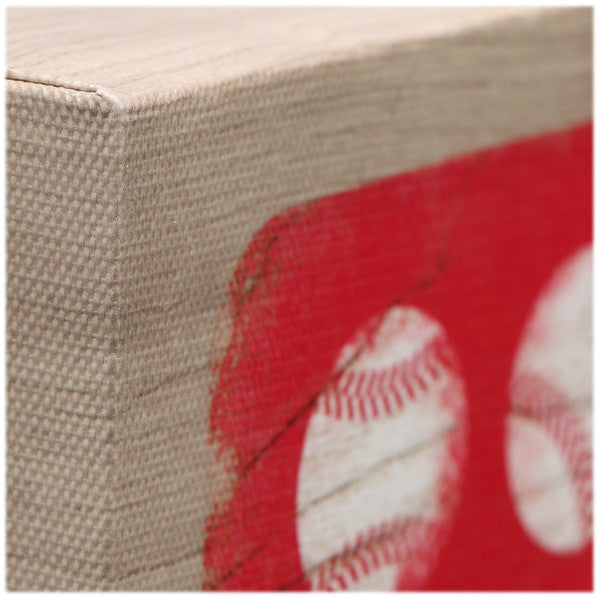 MLB- Cincinnati Reds- Canvas Flag Wall Art