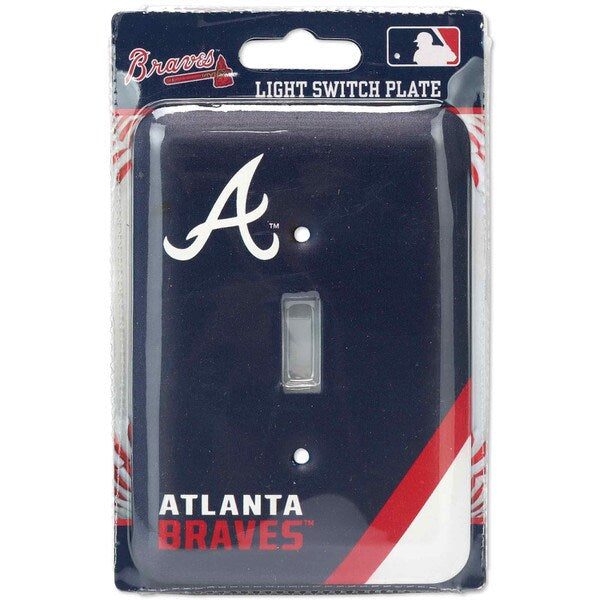 Atlanta Braves - Metal Switch Plate Wall Art