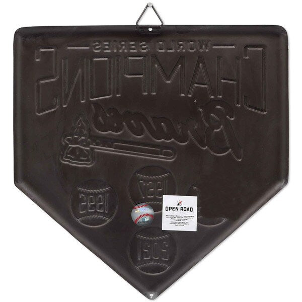 Atlanta Braves - "World Series Champions" Home Metal Wall Decor