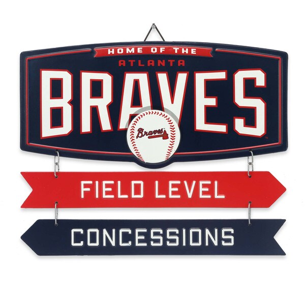 Atlanta Braves - Field Level Concessions Metal Wall Decor