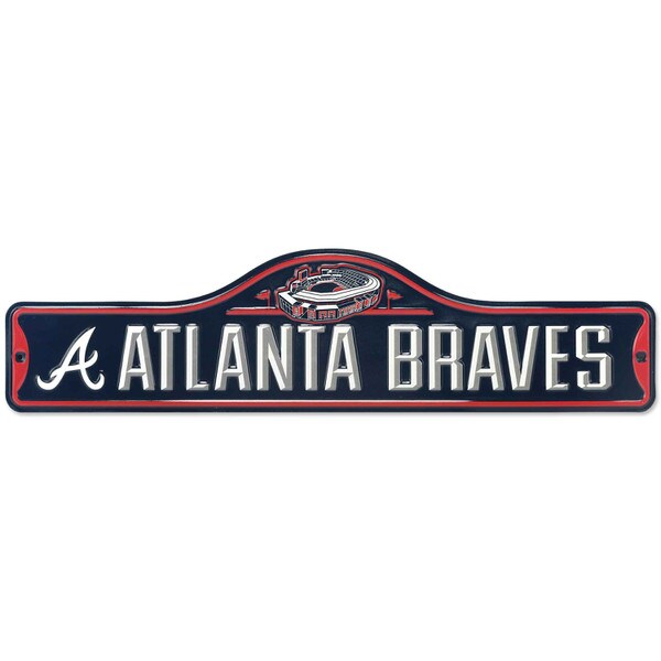 Atlanta Braves - Truist Park Metal Street Sign Wall Decor