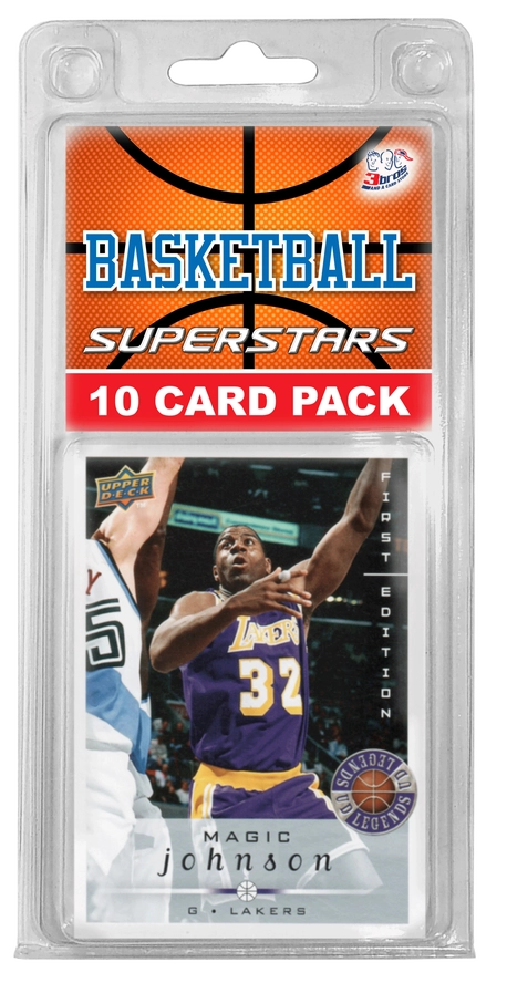 Los Angeles Lakers - NBA Superstars Characters Kit Trading Cards