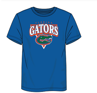 Florida Gators - Fundamentals Cotton Modern Tri T-Shirt