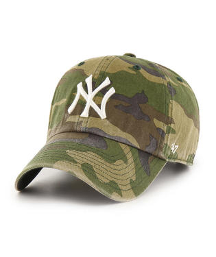 New York Yankees - Camo Camo Clean Up Hat, 47 Brand