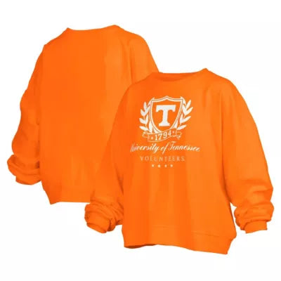 Tennessee Volunteers "Big Aug" - Crew-Neck Blousant Oversized Fleece Long-Sleeve