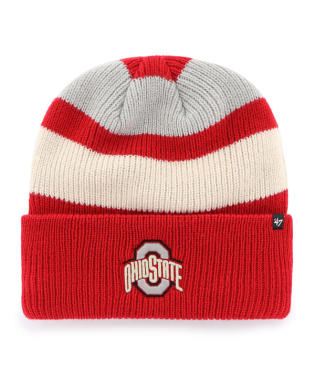 Ohio State Buckeyes - Red Clubhouse Jennings Cuff Knit Beanie, 47 Brand