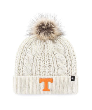 Tennessee Volunteers - White Meeko Cuff Knit, 47 Brand