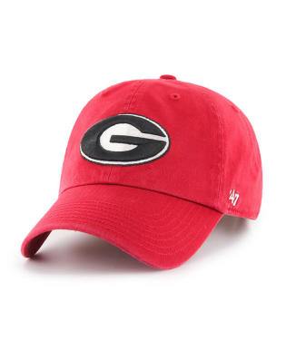 Georgia Bulldogs - Red Clean Up Hat, 47 Brand