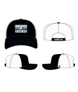 Philadelphia Eagles - Black Drifter Trucker, 47 Brand