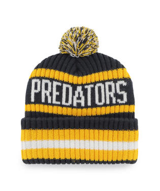 Nashville Predators - Navy Bering Cuff Knit Beanie, 47 Brand