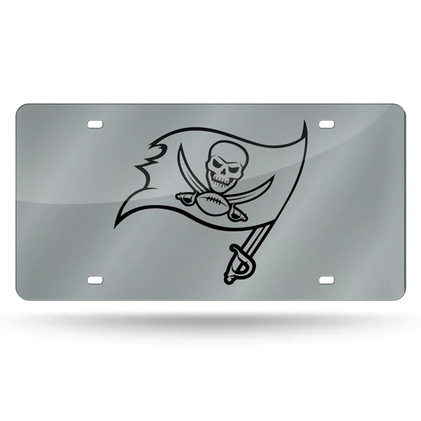 Tampa Bay Buccaneers Flag - Metal License Plate Tag