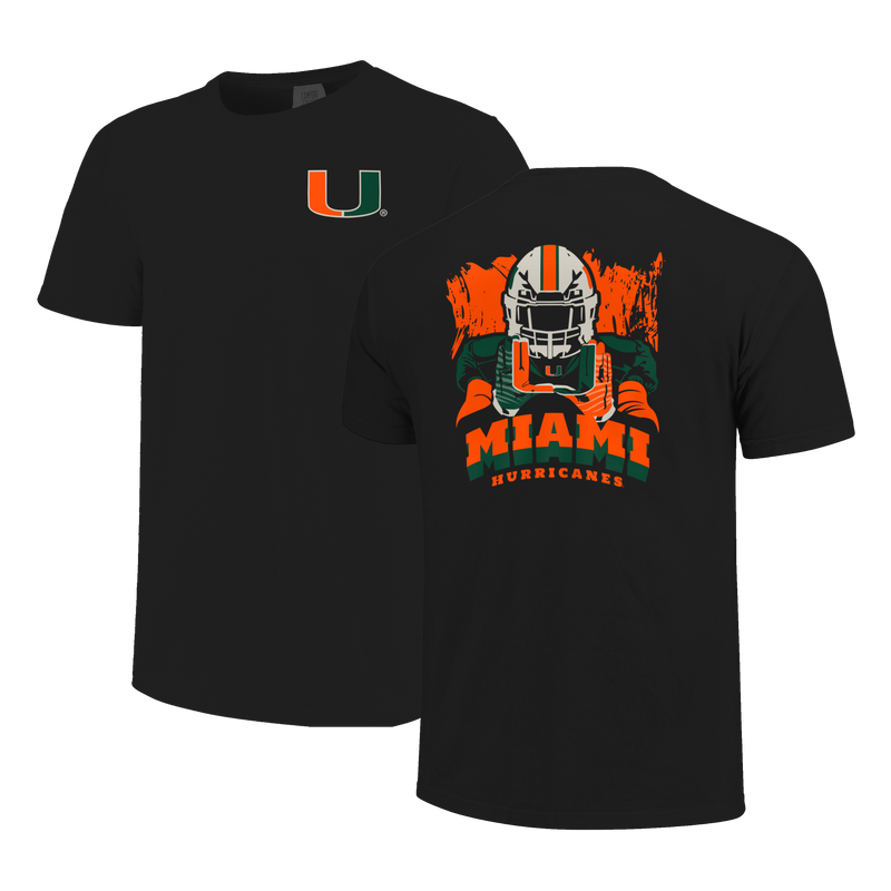 Miami Hurricanes - Football Gloves U T-Shirt