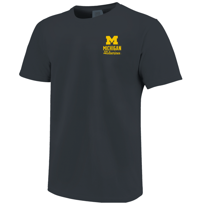 Michigan Wolverines - Mascot Overlay T-Shirt