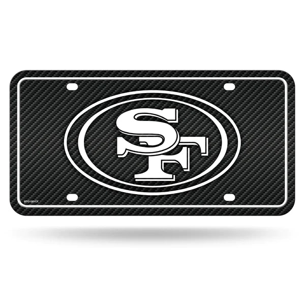 San Francisco 49ers - Metal License Plate Tag