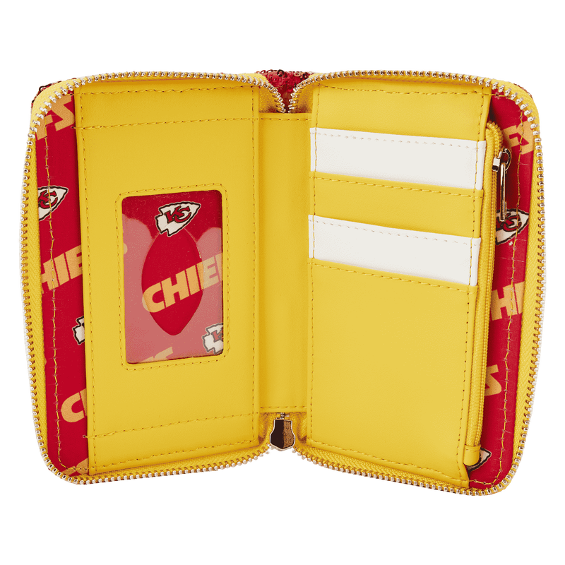 Kansas City Chiefs - NFL Sequin Zip Around Wallet