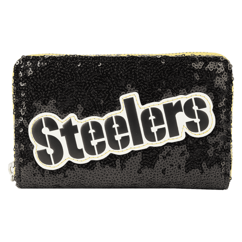 Pittsburgh Steelers - NFL Sequin Zip Around Wallet