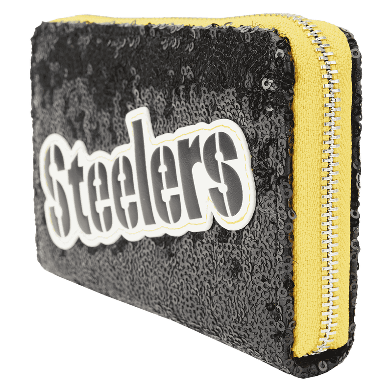 Pittsburgh Steelers - NFL Sequin Zip Around Wallet