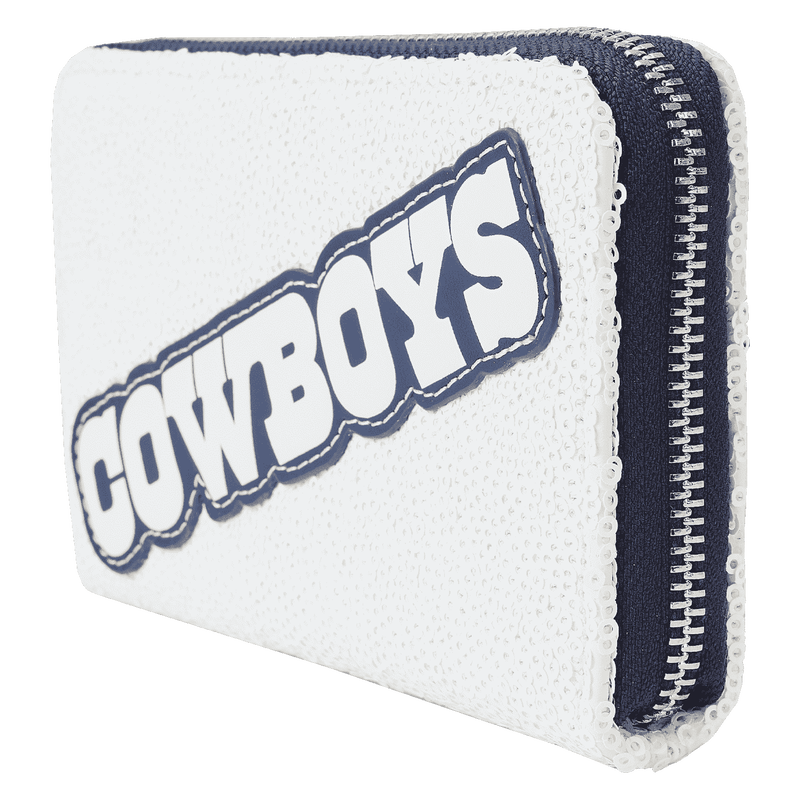 Dallas Cowboys - NFL Sequin Zip Around Wallet