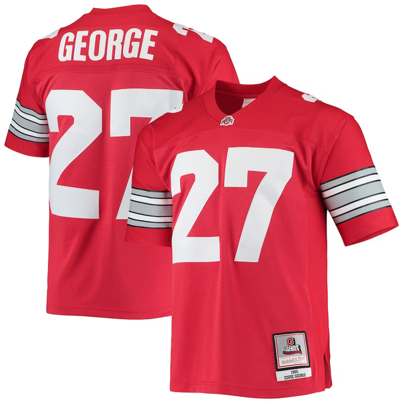 Ohio State Buckeyes - NCAA 1995 Eddie George Authentic Throwback Legacy Jersey