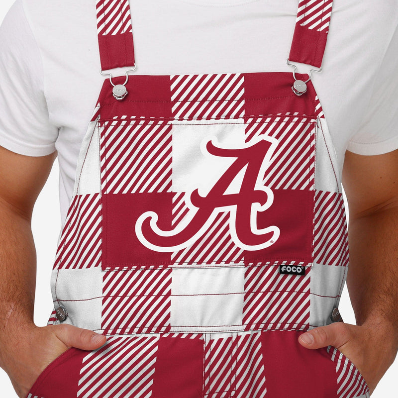 Alabama Crimson Tide Buffalo Plaid Bib Overall