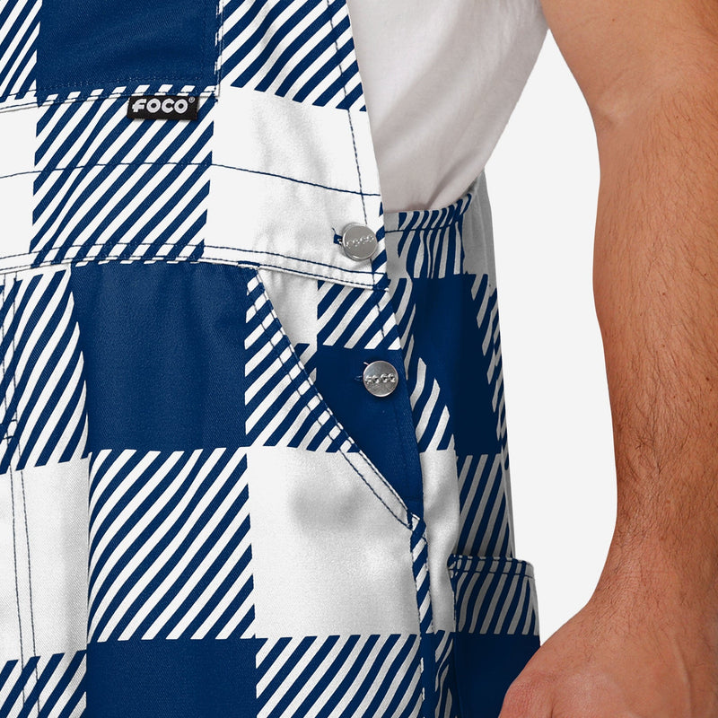 Dallas Cowboys Buffalo Plaid Bib Overall